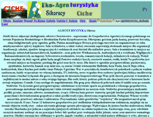 Tablet Screenshot of informacje.ciche.pl