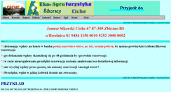 Desktop Screenshot of konto.ciche.pl