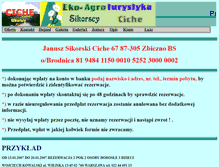 Tablet Screenshot of konto.ciche.pl